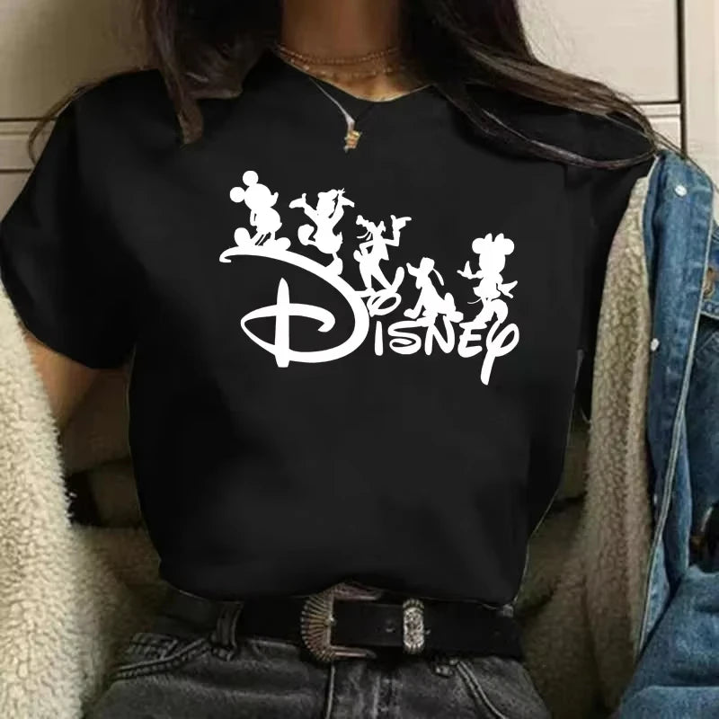 Cute Letter Print Women’s T-Shirt | Y2K Trendy Casual Short Sleeve Summer Top for Girls