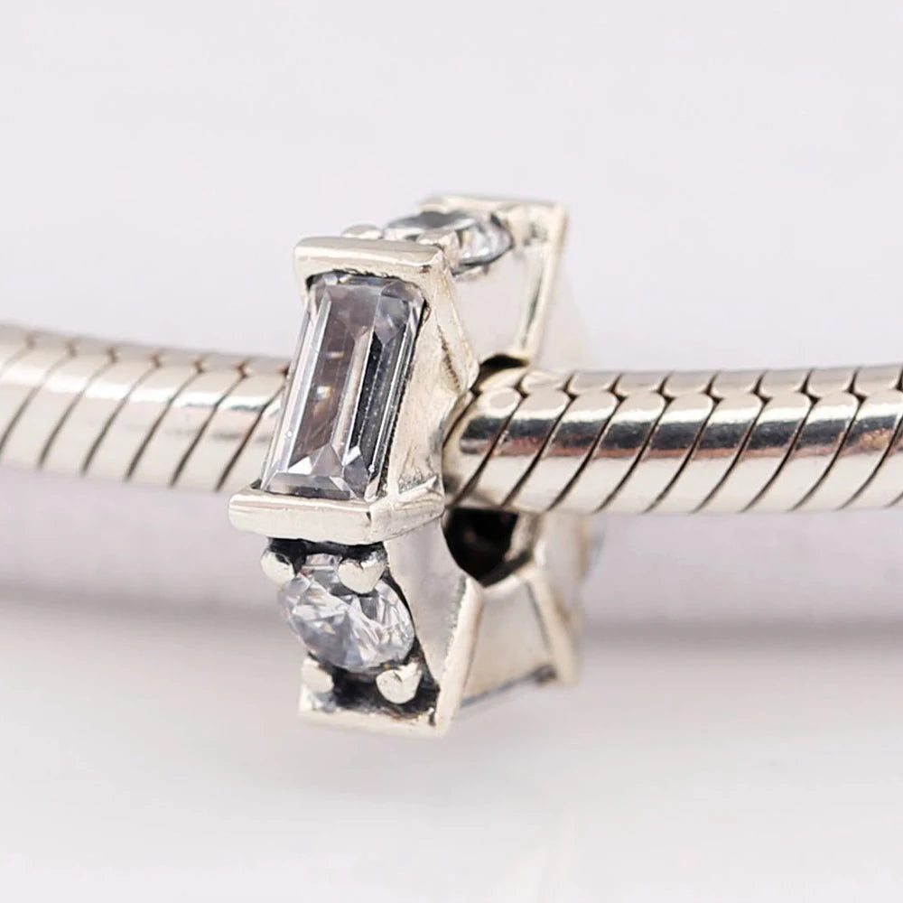 925 Sterling Silver Dazzling Daisy Flower Spacer Charm | Forget Me Not Bead for Women Bracelet DIY Jewelry Gift