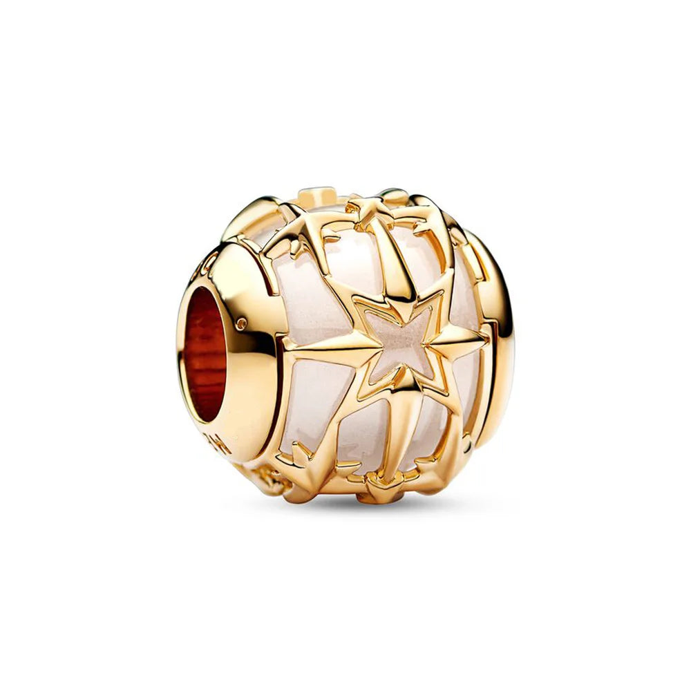 925 Sterling Silver Graduation Heart Charm Bead 2023 2024 | Openwork Swirling Bead for Women Bracelet Gift