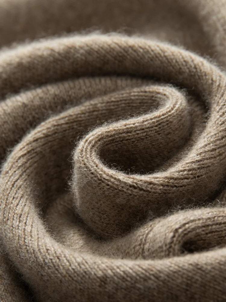 100% Cashmere High Waist Wide Leg Pants | Winter Warm Solid Trousers | Casual Korean Women’s Pants