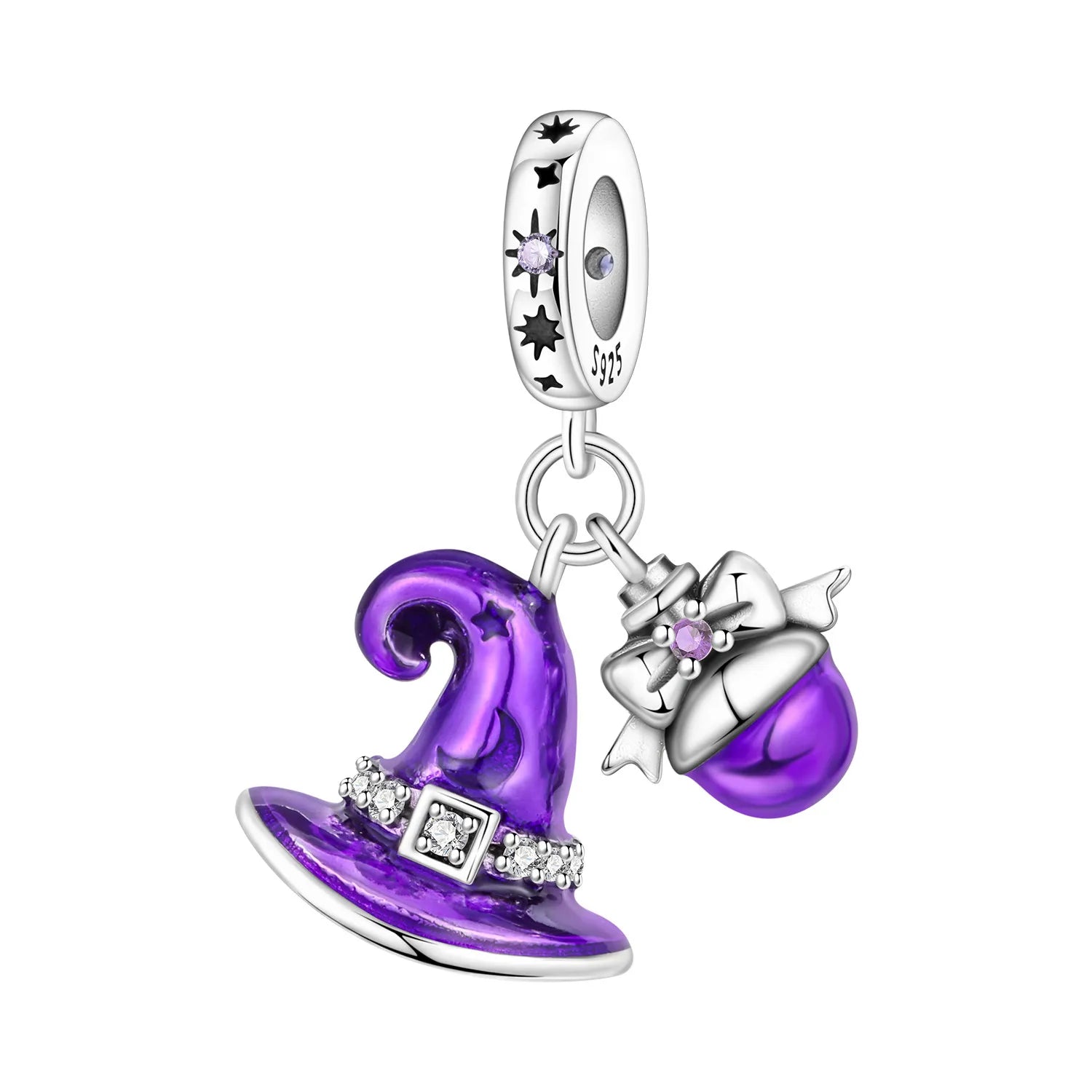 PANPOKI 925 Sterling Silver Little Devil Charm Beads | Fit Original Bracelet Pendant DIY Trendy Women Jewelry Gift