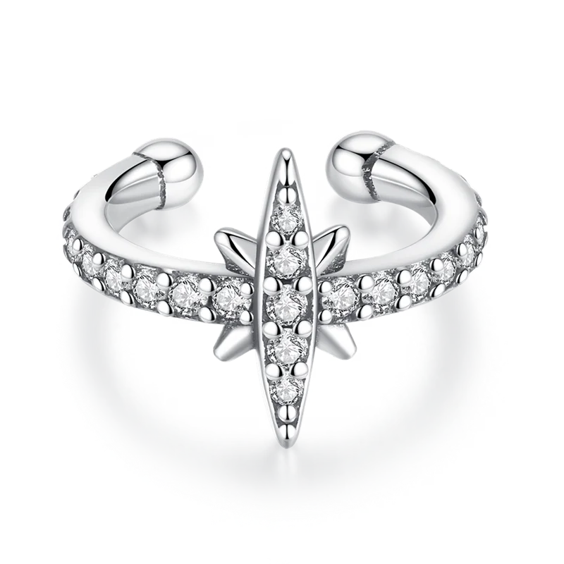 925 Sterling Silver Glowing Starfish & Shell Earrings | Fashion Jewelry for Women