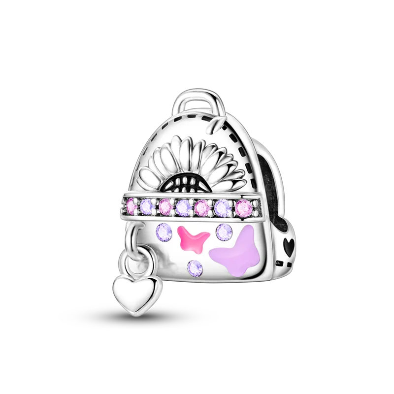 100% 925 Sterling Silver Dinosaur Frog Butterfly Charms Beads | Fit 4mm Bracelets DIY Anniversary Jewelry