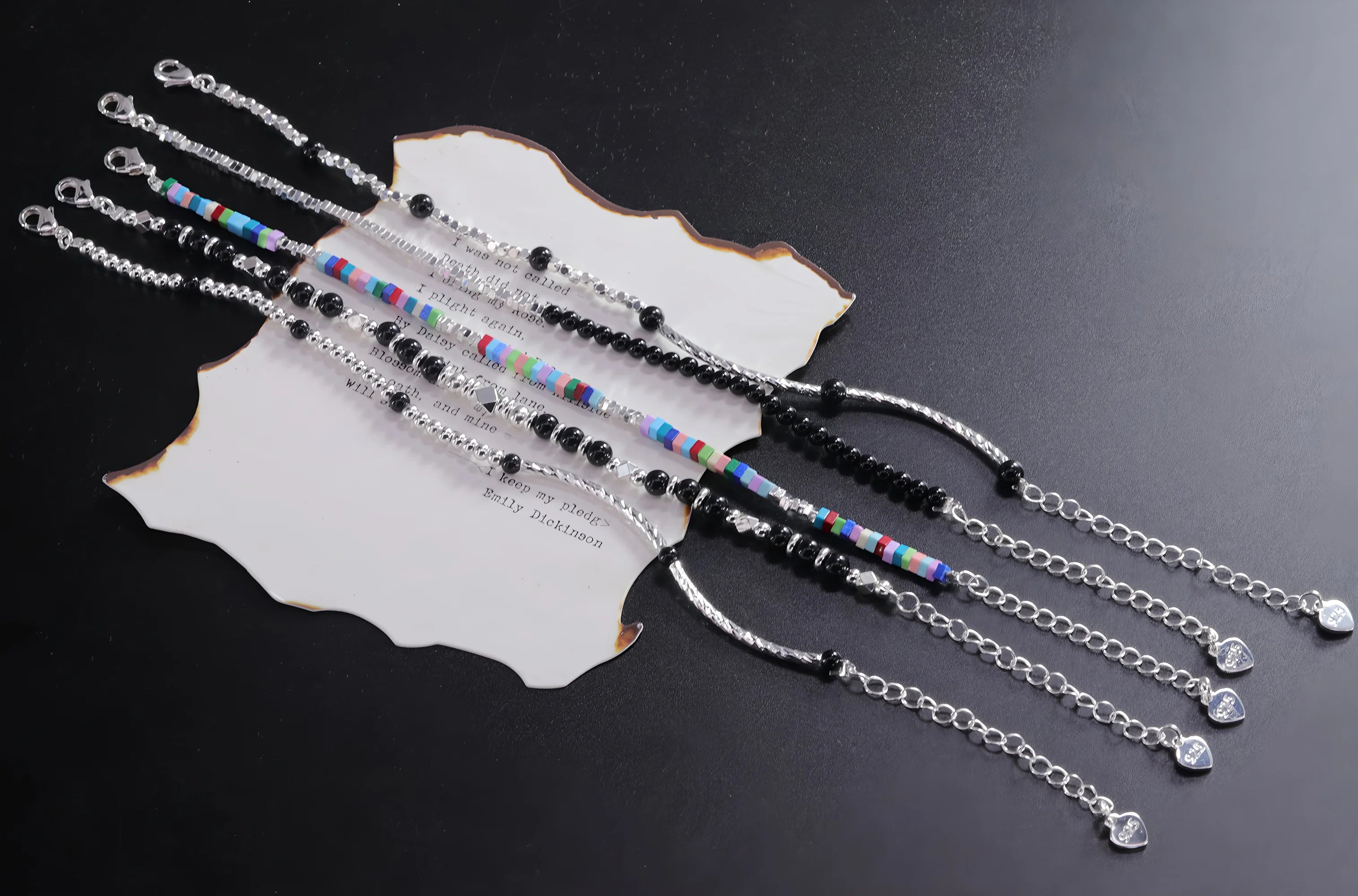 VENTFILLE 925 Sterling Silver Red Agate Bracelet | Flower Pendant Lucky Bead | Original Jewelry Gift for Women