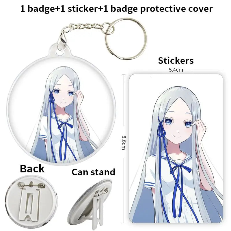 Re:Zero Anime Character Soft Button Badge – Fashion Tinplate Brooch Pin Trinket for Bags & Clothes