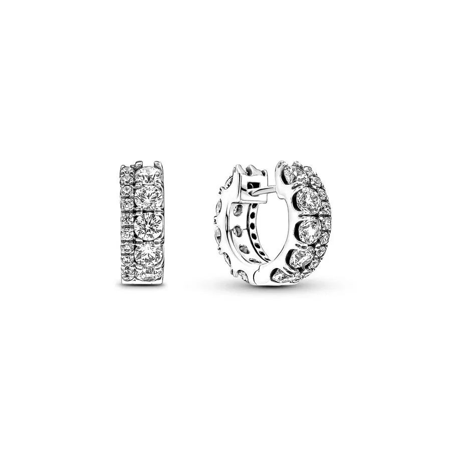 2024 S925 Silver 🌙⭐ Heart & Star Moon Earrings for Women Pandora Fit