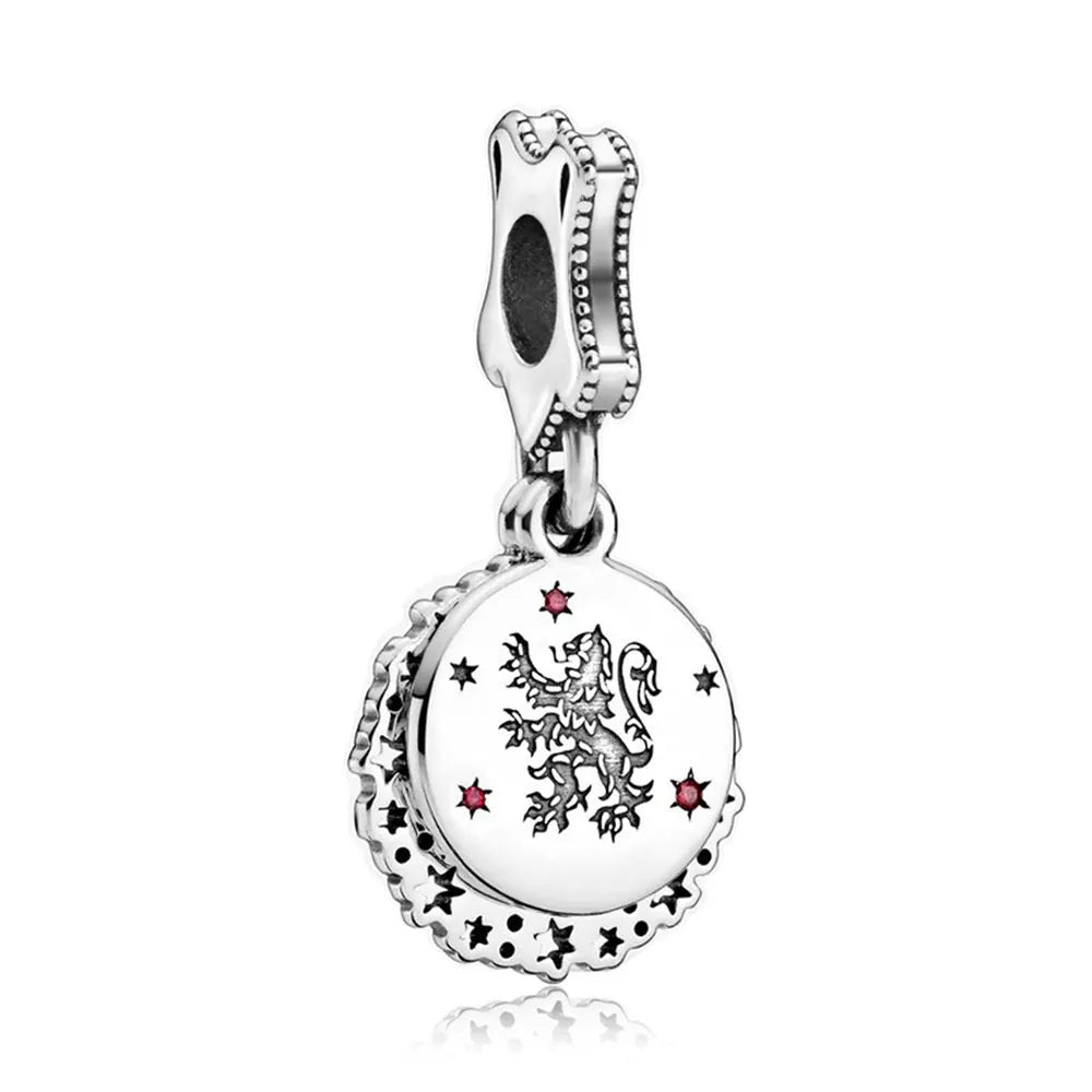 2025 100% 925 sterling silver pendant Disney Spider-Man beads Suitable for original DIY bracelet, women's fashion gift
