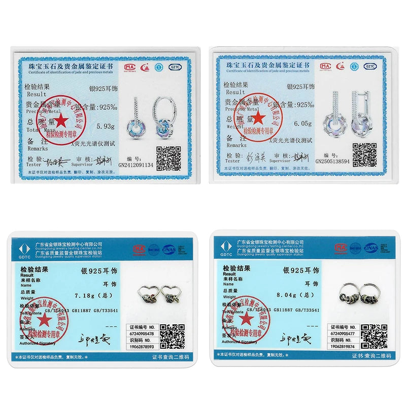 925 Sterling Silver Starlight Crystal Hoop Earrings – Circular Snake Bone Design Women’s Fashion Jewelry Gift