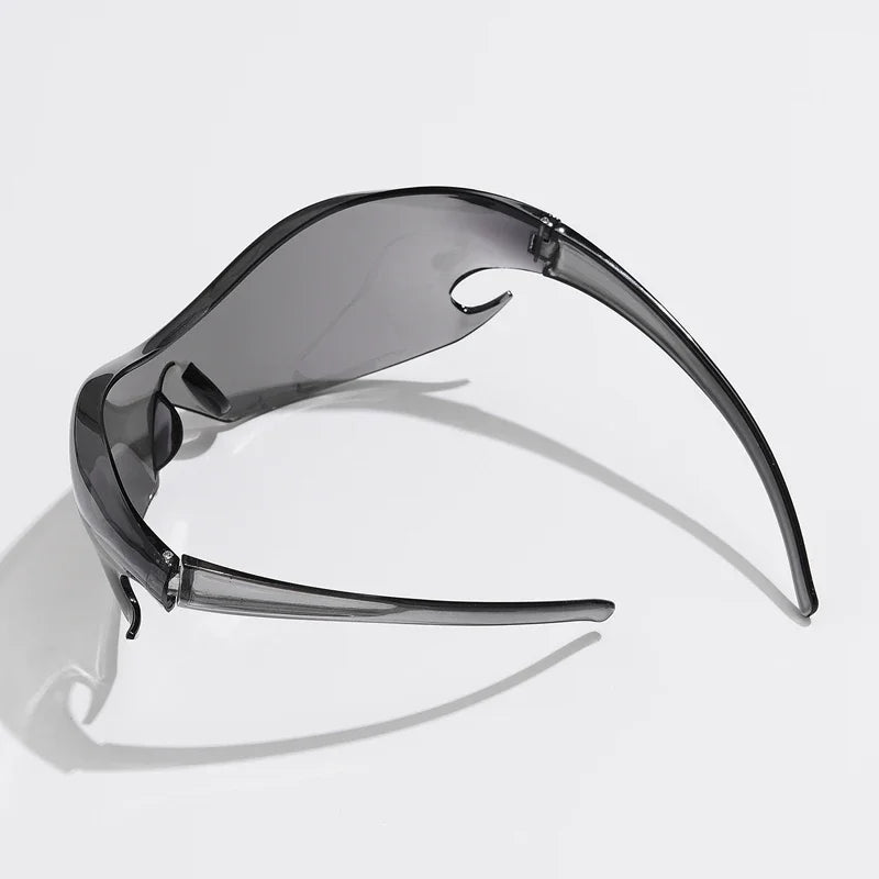 Men Brand Sports Punk Y2K Sunglasses – Women Unique One-Piece Goggle Sun Glasses | Cycling Hip Hop Shades UV400