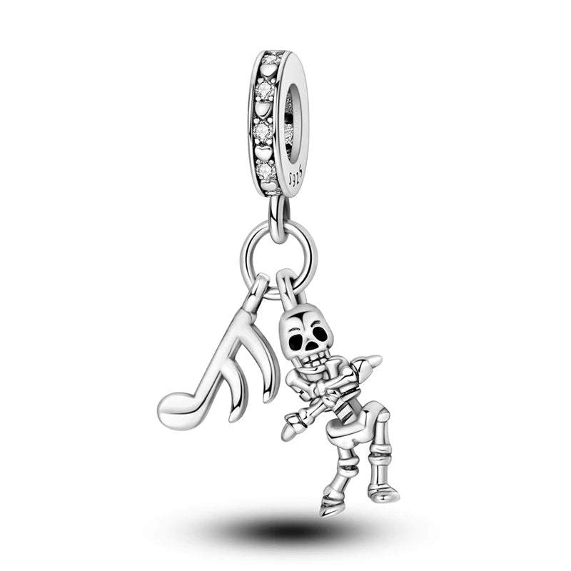 2025 Original 925 Sterling Silver Christmas & Halloween Charms | Santa Claus Snowman Beads Fit Bracelet Pendant Jewelry Gift