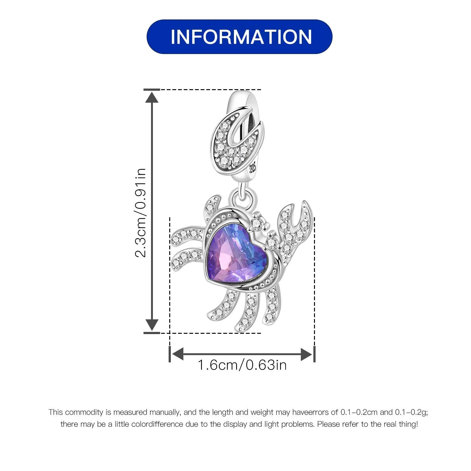 Orstarry 925 Sterling Silver Mermaid Cartoon Charm | Original Pendant Beads Fit Pandora Bracelet DIY Fine Jewelry Gift