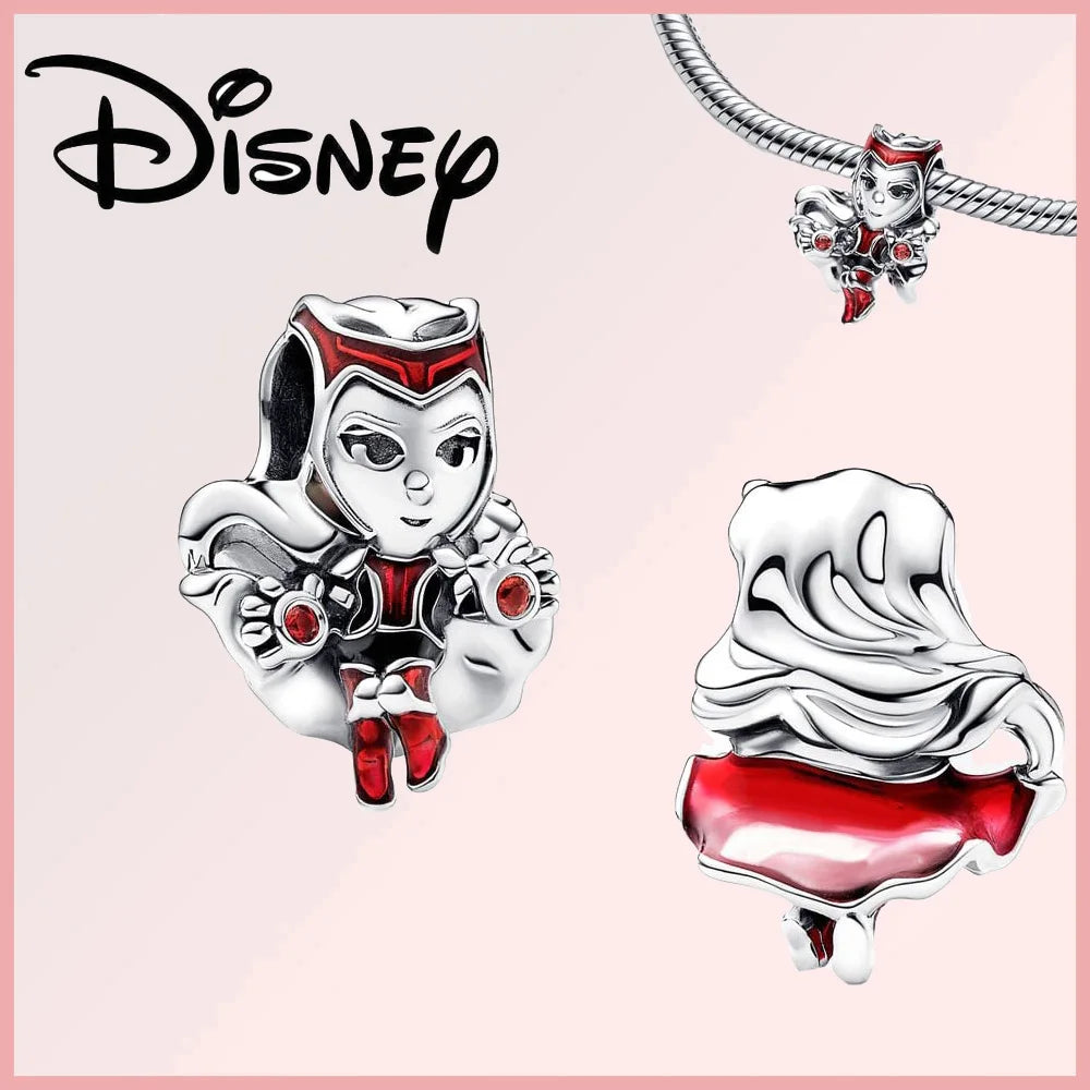 Disney Deadpool Stitch Minnie Winnie 925 Sterling Silver Dangle Charms – Fit Original Bracelet