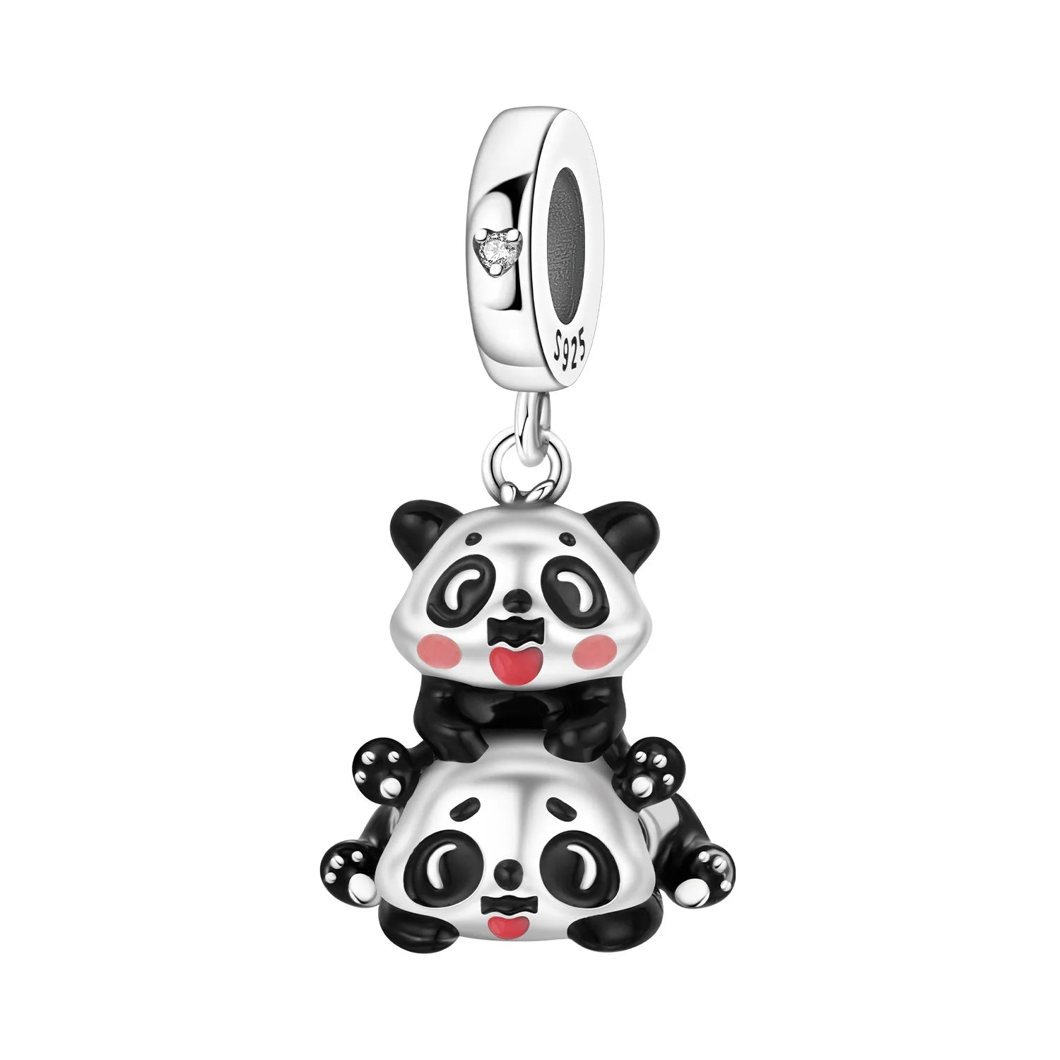 925 Sterling Silver Cute Raccoon Charm Bead | Animal Bracelet Decoration DIY Jewelry Birthday Gift