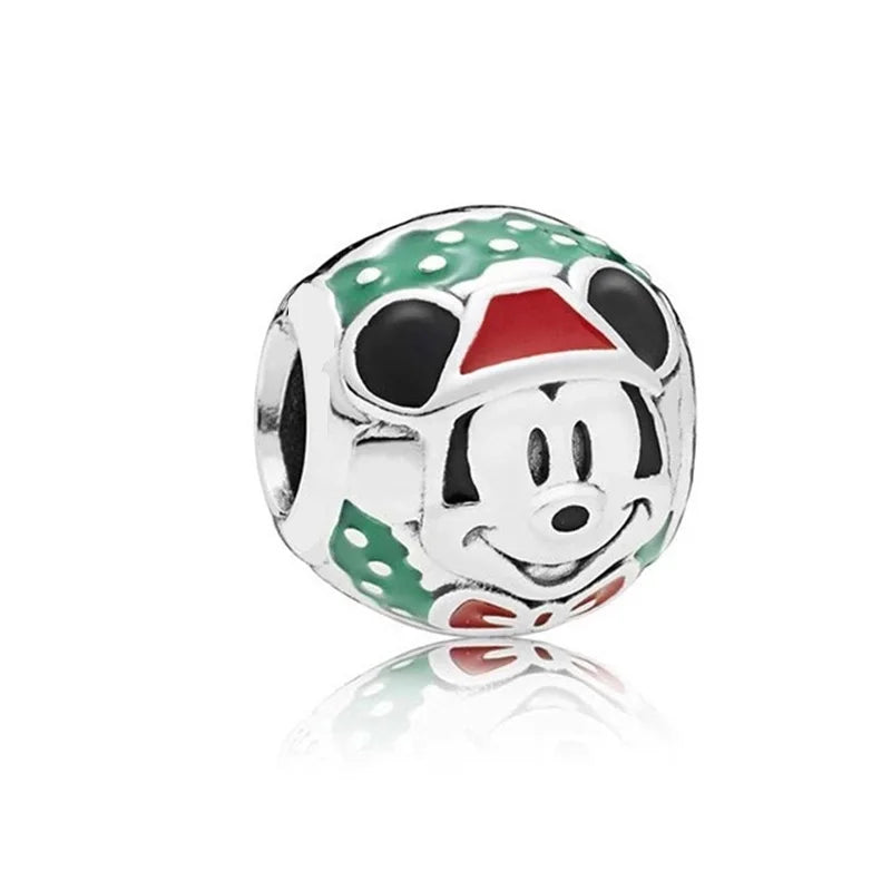 New Miniso 925 Sterling Silver Minnie Mickey Donald Duck Charm Beads | Fit Original Bracelet Necklace DIY Jewelry Gift for Women