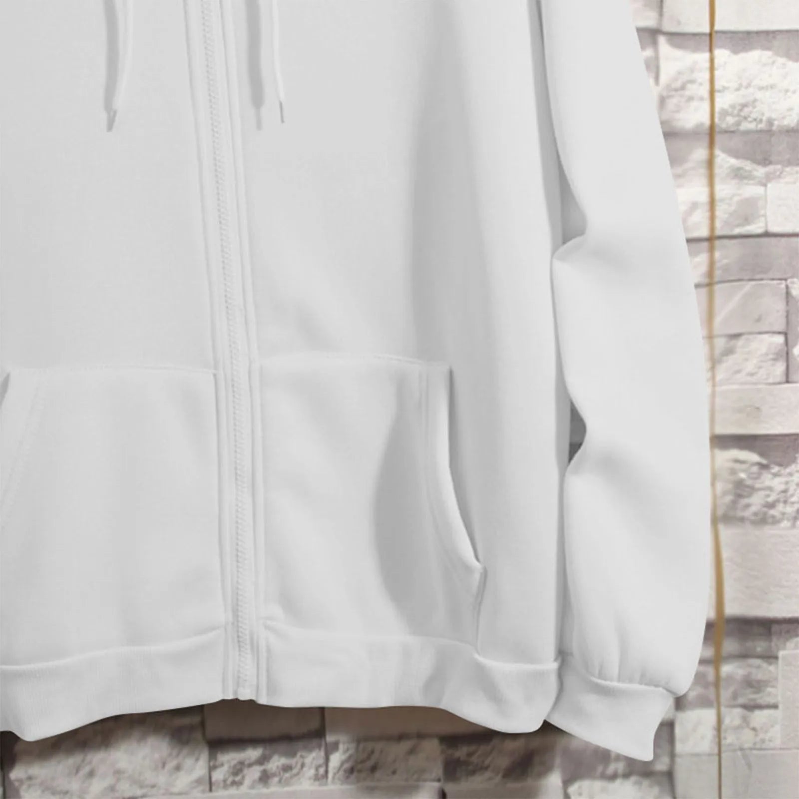 Spring Autumn Women Solid Color Hooded Sweatshirt Coat | Zipper Pocket Hoodie Jacket | Casual Outerwear Femme