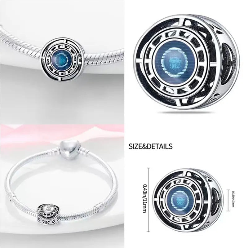 2025 S925 Sterling Silver Spider Man Crown Snake Bone Bracelet | Fit Original DIY Bracelets Fashion Jewelry Gift