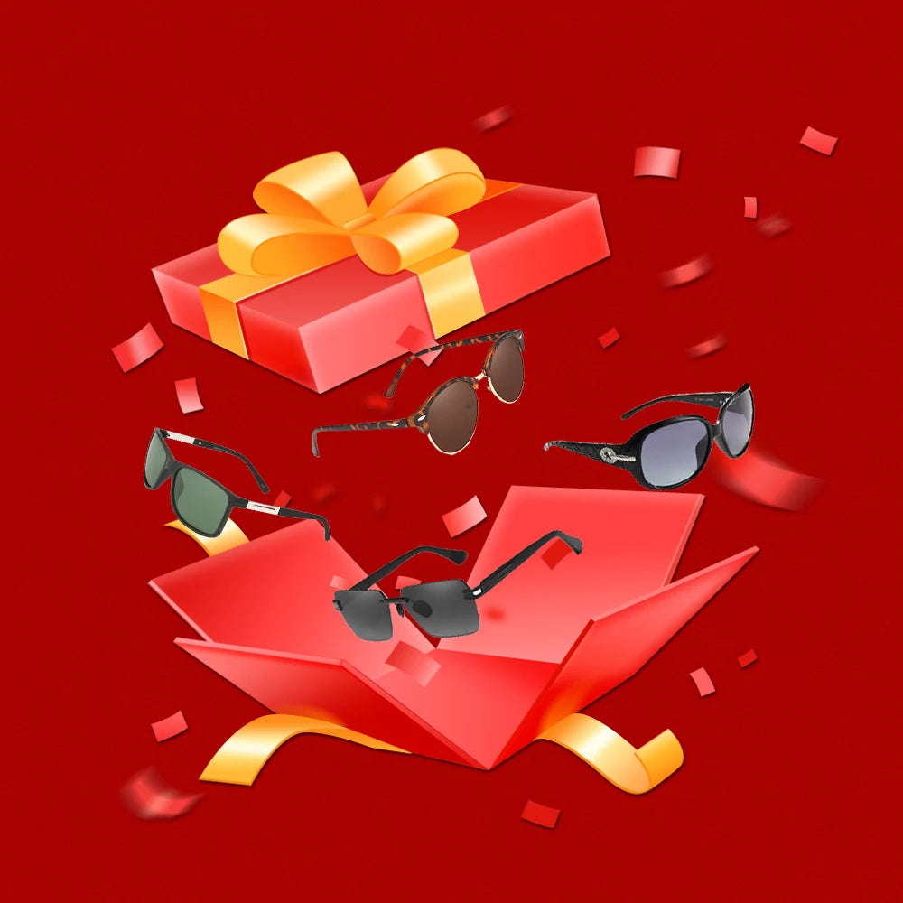 1/2/5/10/20 PCS Casual Random Sunglasses – Mystery Summer Leisure Beach Glasses for Men & Women