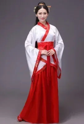 Vintage Women’s Top & Skirt 2-Piece Set – Princess Hanfu Costume Cosplay Elegant Traditional Chinese Clothing 👘✨