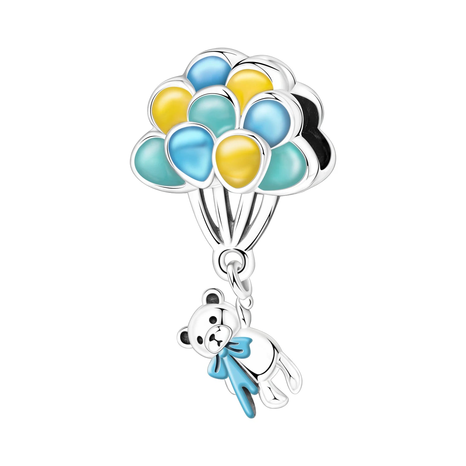 925 Sterling Silver Cute Raccoon Charm Bead | Animal Bracelet Decoration DIY Jewelry Birthday Gift