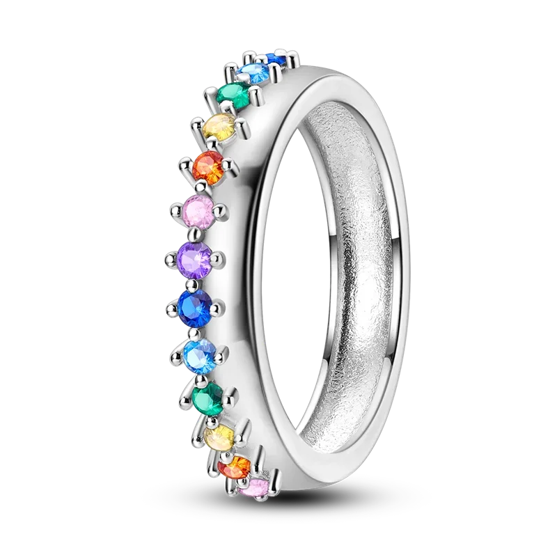 925 Sterling Silver Eternal Love Dewdrop Firefly Glow-in-the-Dark Ring for Women | Fashion Engagement & Wedding Jewelry