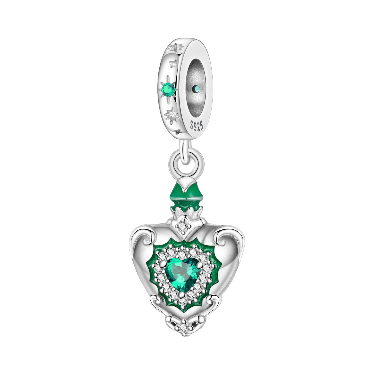 925 Sterling Silver Western Cowboy Boots Charm Bead | Hobby Series Pendant for Bracelet DIY Jewelry Gift