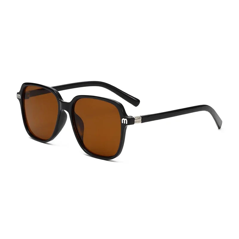 NEW Brand Sunglasses – Women’s Square Classic Large Frame & Men’s Rectangular Retro Sun Glasses | Letter Design UV400