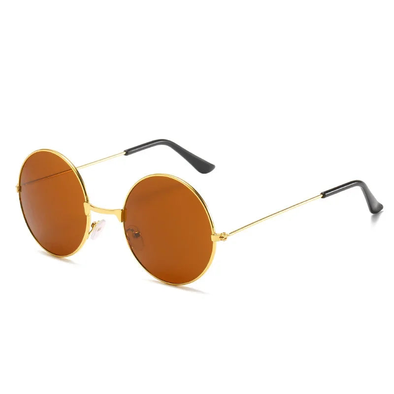 Popular Fishing & Leisure Round Metal Sunglasses – Retro Vintage Fashion Eyewear for Men & Women | UV400 Sun Glasses 2022