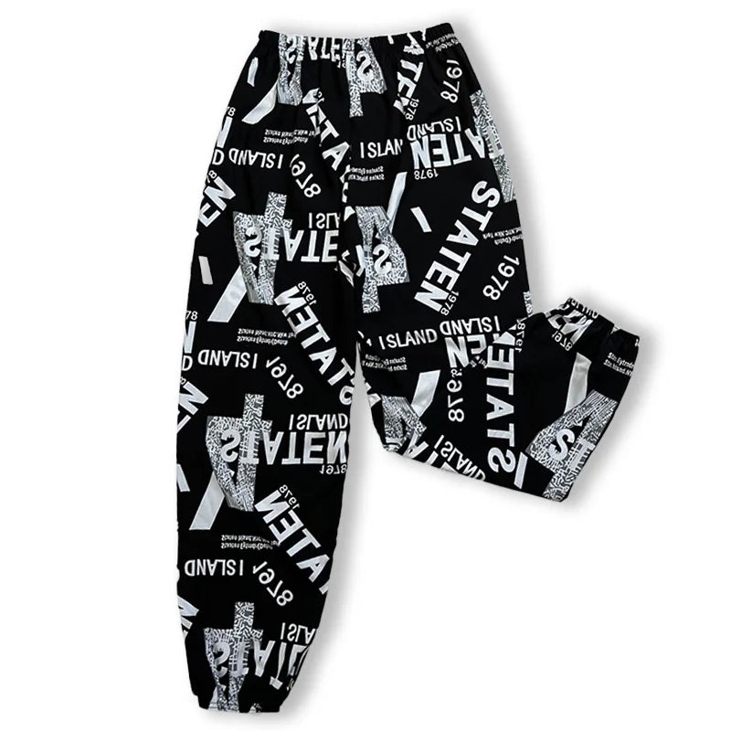 Women’s Summer Loose Wide-Leg Casual Pants | Trendy Lantern Sleep Pants | Versatile 4-Letter Style Trousers