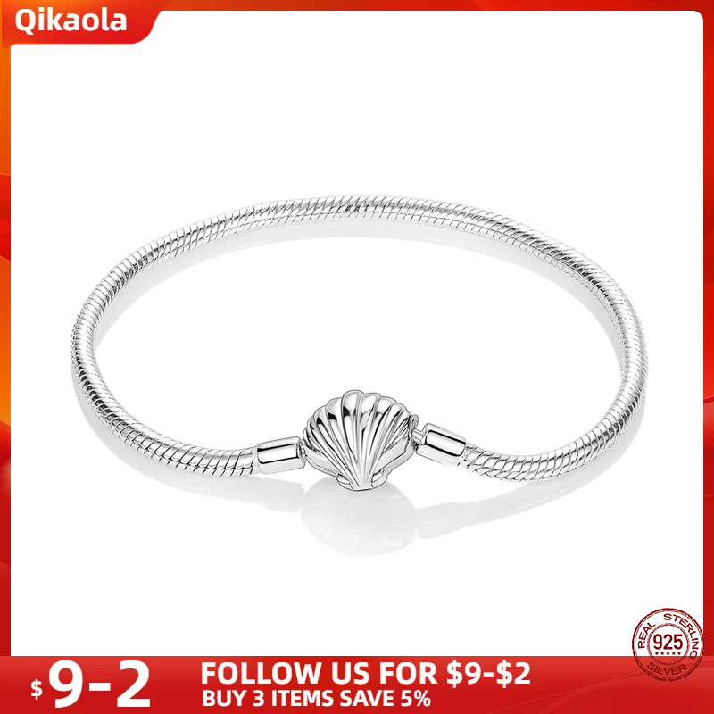 S925 Sterling Silver Snake Bone Chain Bracelet | Pandora Fit DIY Jewelry