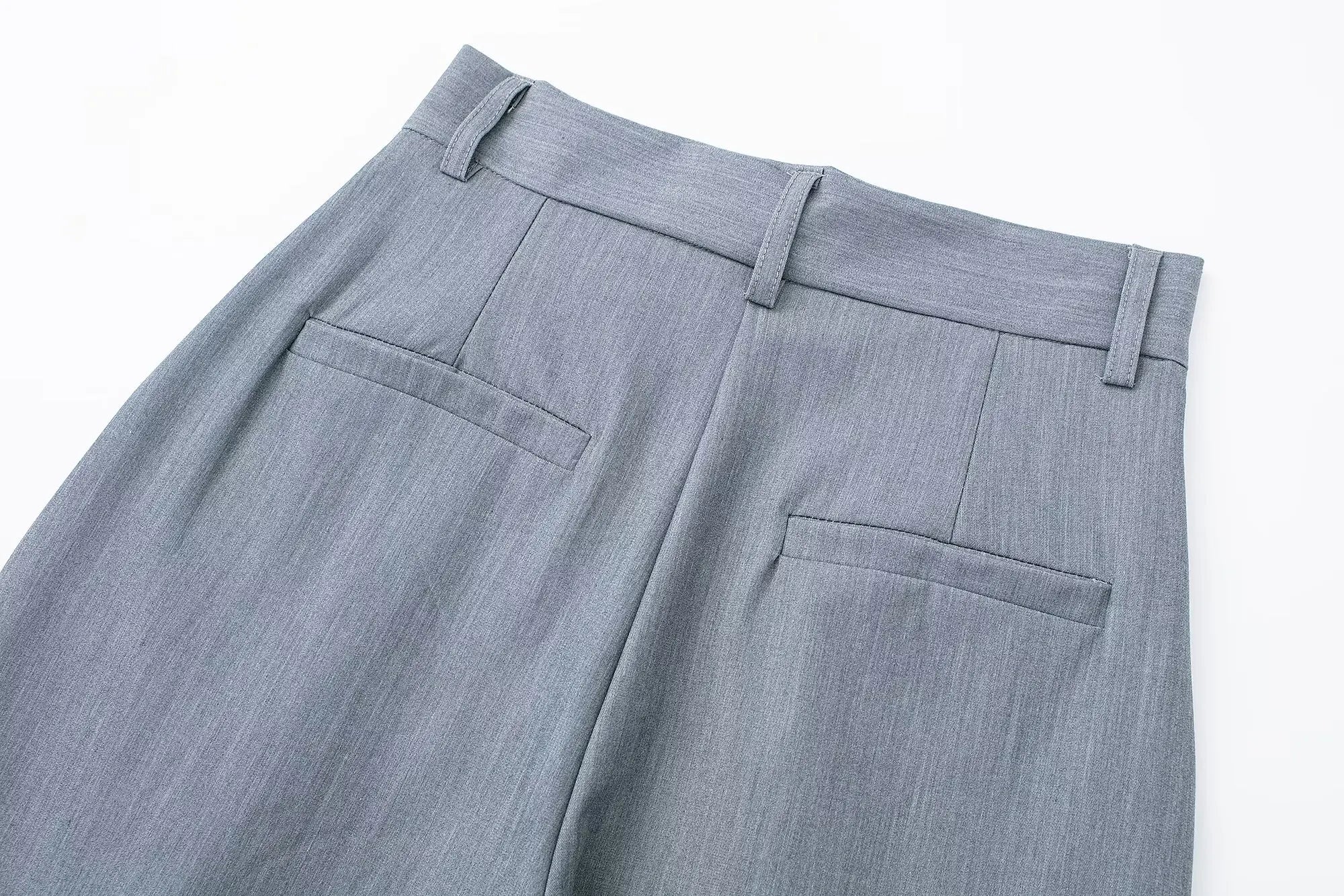 HXAO Women 2024 Wide Leg Pants | High Waist Baggy Office Trousers | Elegant Black Autumn Wide Pants