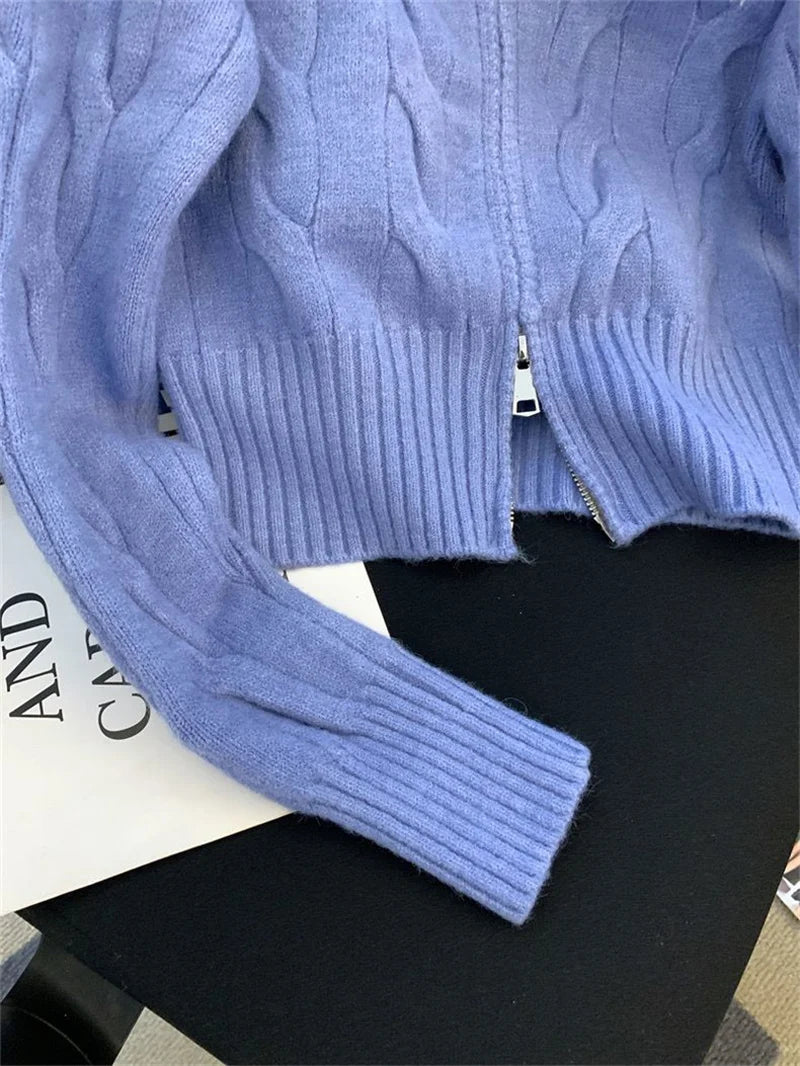 2025 Women Knitted Cardigan Sweater | Autumn Winter Loose Jacket | Warm Long Sleeve Coat Outerwear