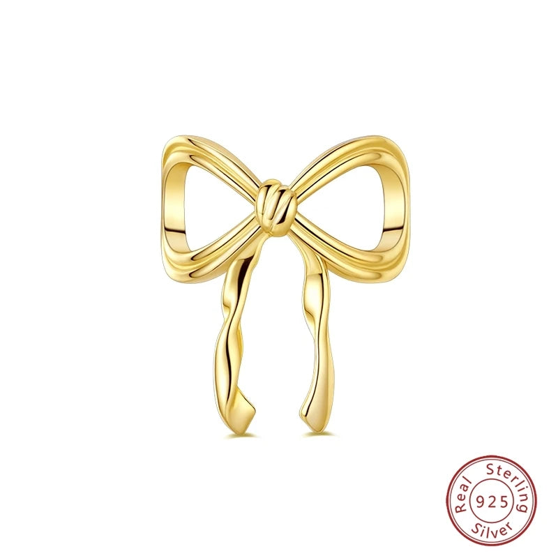 925 Sterling Silver Animal & Love Charms | Cat, Elephant, Bear, Swan & Easter Egg Beads Fit Original 3mm Bracelets DIY Jewelry