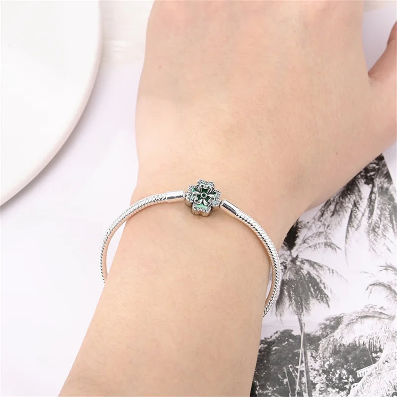 S925 Sterling Silver Snake Bone Chain Bracelet | Pandora Fit DIY Jewelry