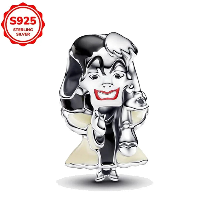 New Disney 925 Sterling Silver Cheshire Cat & Dumbo Charms – Original Bracelet Beads DIY Pendant Halloween Jewelry Gift