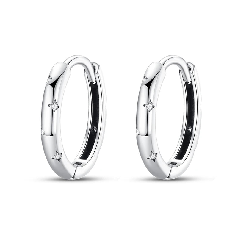 925 Sterling Silver Glowing Starfish & Shell Earrings | Fashion Jewelry for Women