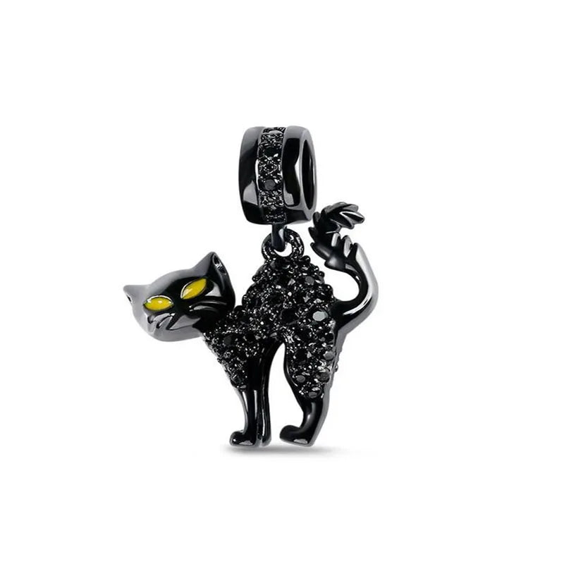 2024 925 Sterling Silver Black Camera Dangle Charm Bead – Fits Original Pandora Bracelets DIY Jewelry for Women