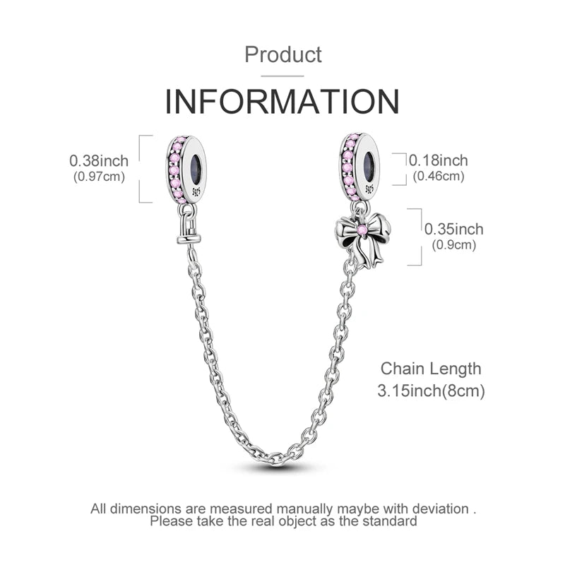 MULA 925 Sterling Silver Bow Charm | Fits Original Snake Chain Bracelet DIY Women’s Fine Jewelry Gift