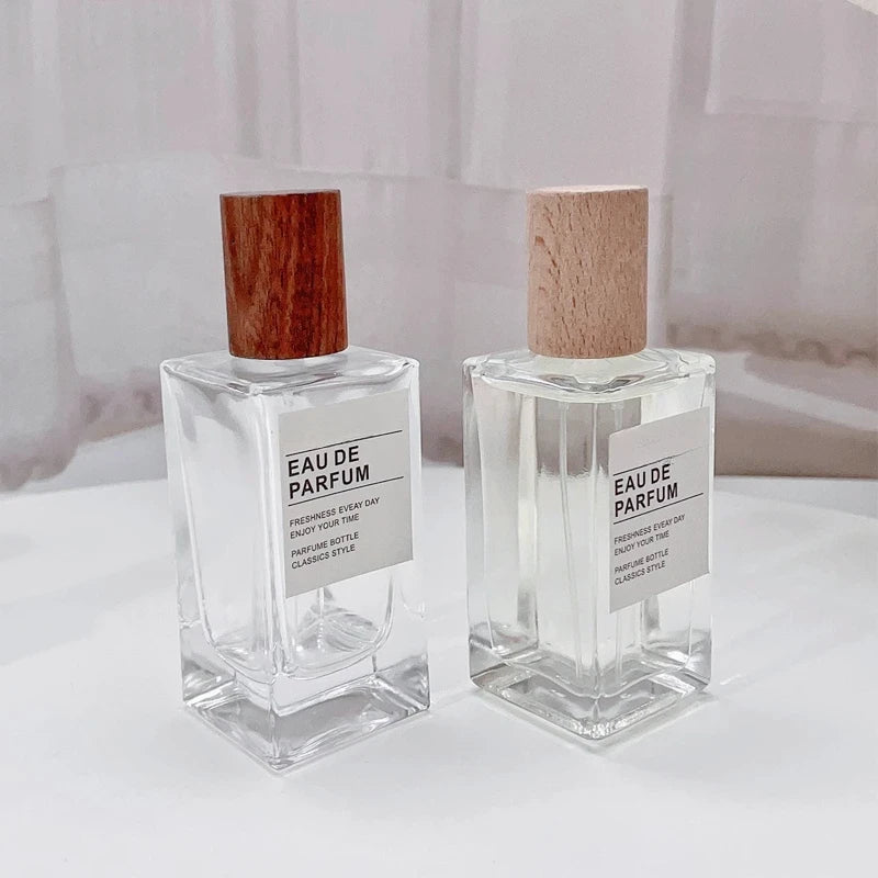 50ML High-End Glass Refillable Perfume Bottle – Empty Atomizer Spray Pump | Fine Mist Travel Cosmetic Container