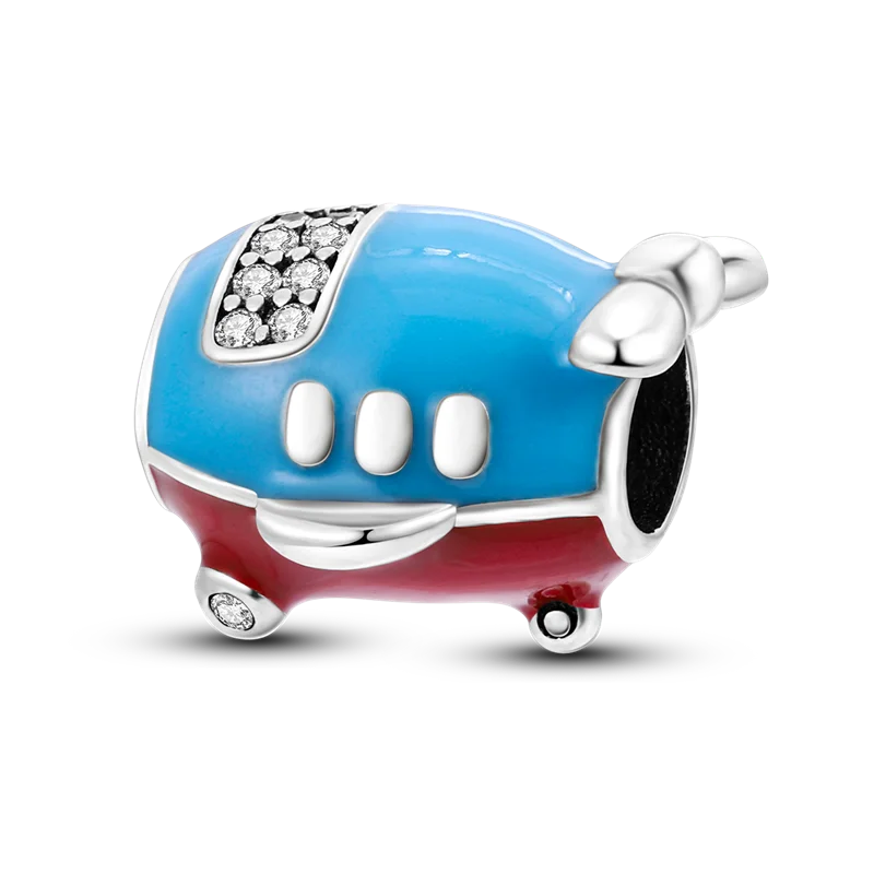 925 Sterling Silver Safety Chain Charms for Pandora Bracelets Women Jewelry