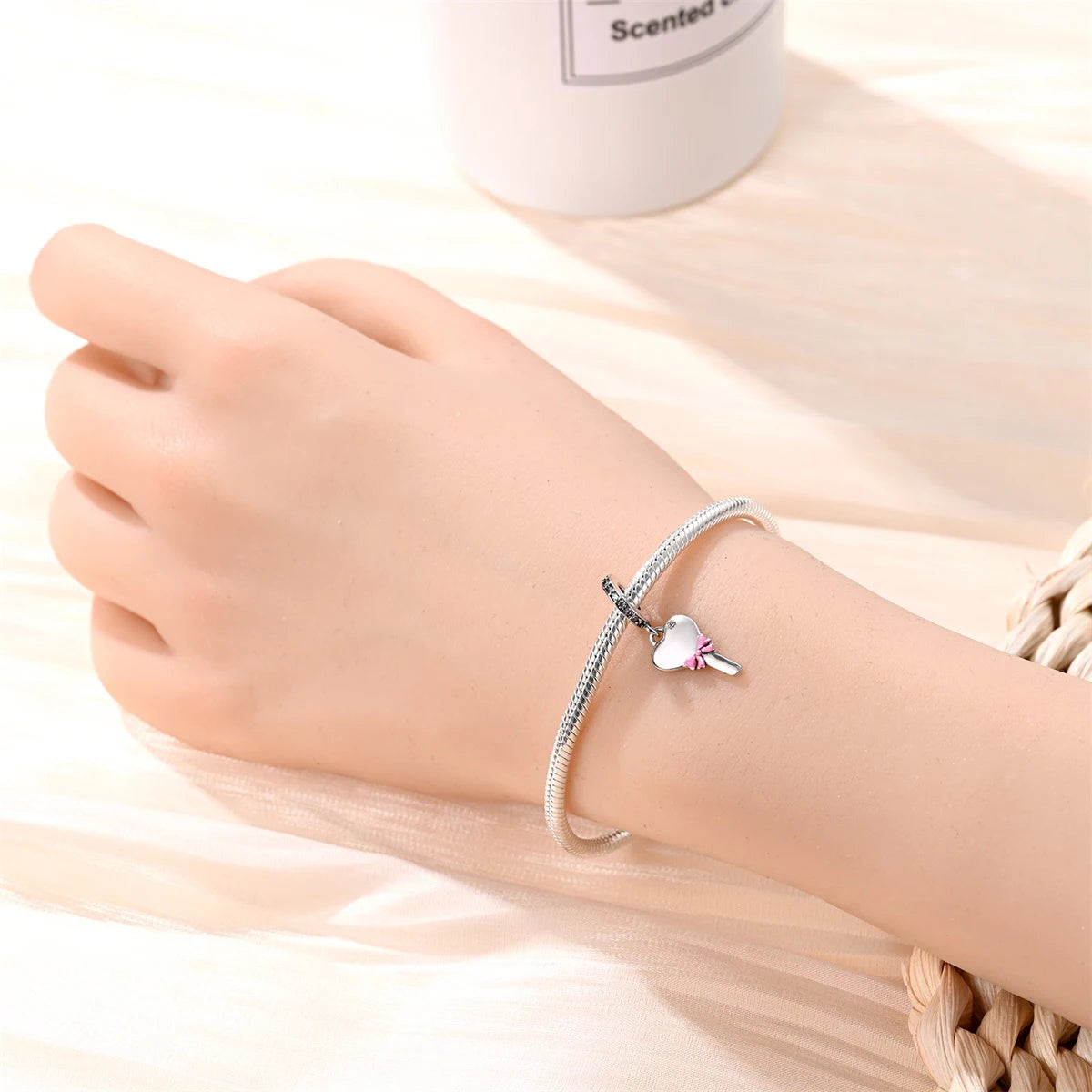 925 Sterling Silver Flying Bird & Butterfly Safety Chain Charm Beads for Original 3mm Bracelet – DIY Jewelry Gift