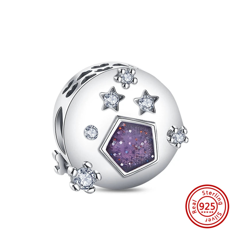 Authentic 925 Sterling Silver Snowflake, Starfish, Shell & Heart Charms | Fit Original Bracelets DIY Women Jewelry