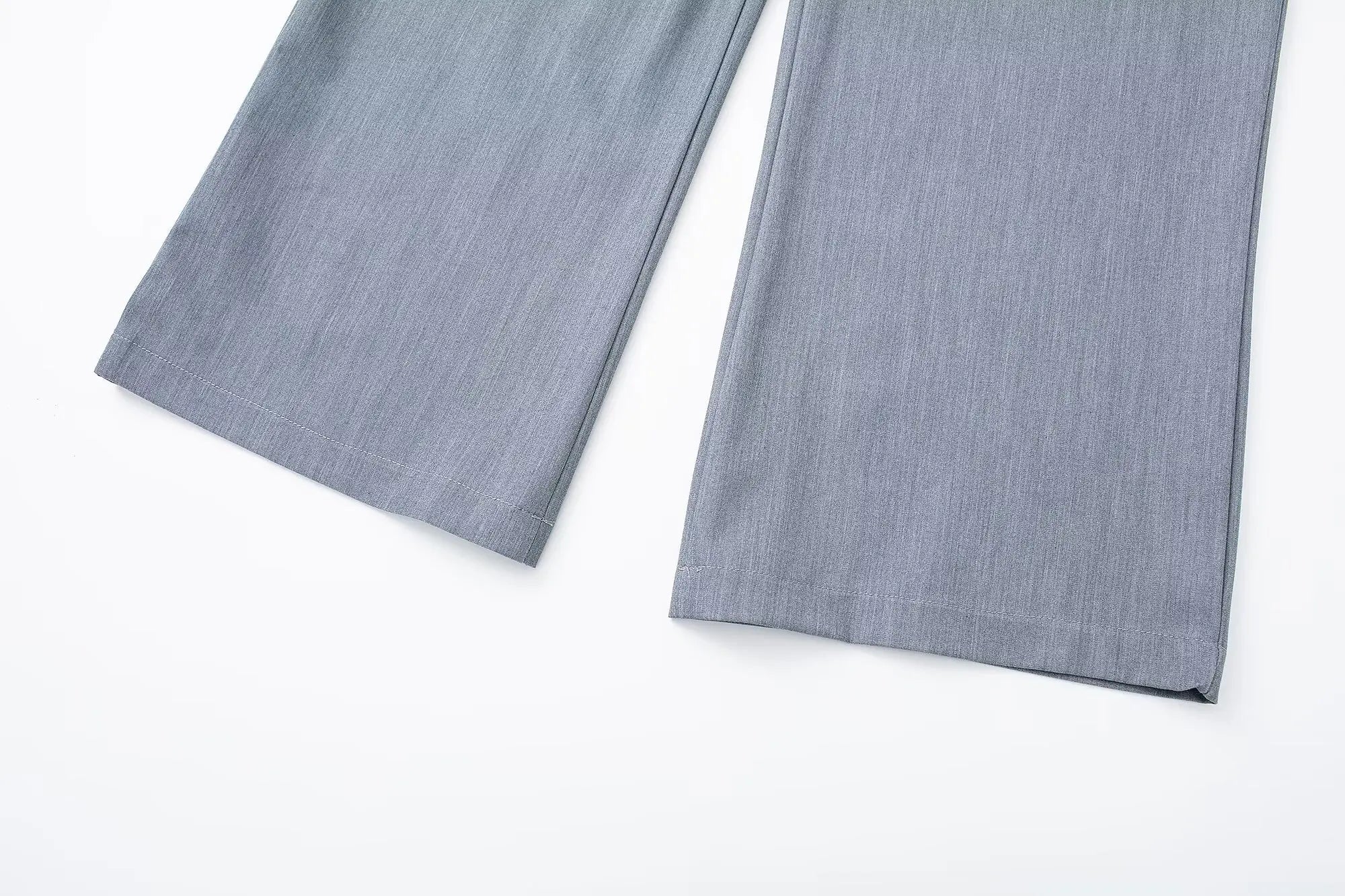 HXAO Women 2024 Wide Leg Pants | High Waist Baggy Office Trousers | Elegant Black Autumn Wide Pants