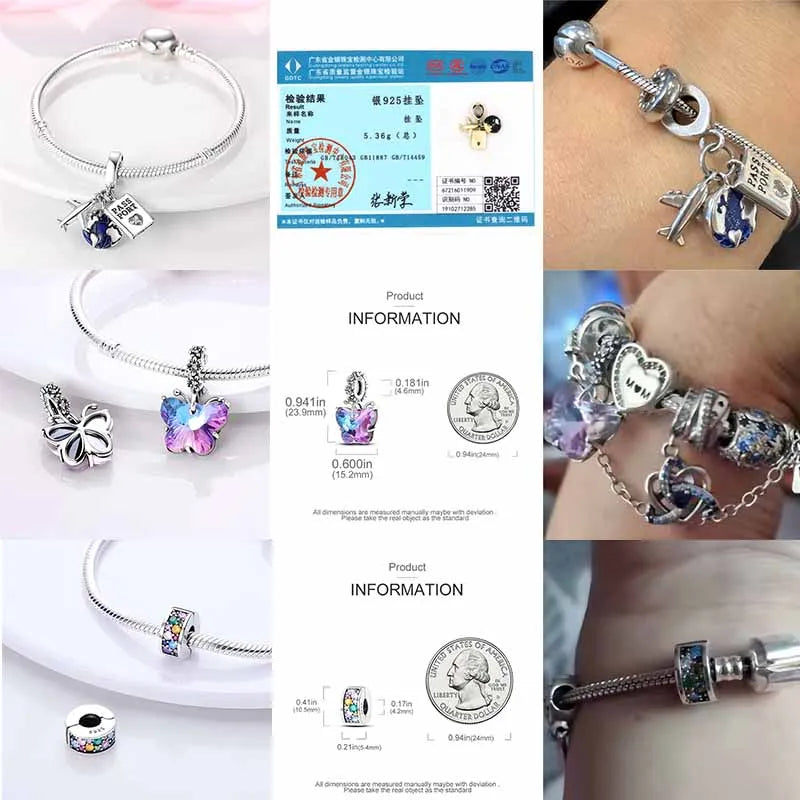 2025 Hot Elk, Dinosaur & Firefly Luminous Dangle Charm Beads | 925 Sterling Silver DIY Bracelet