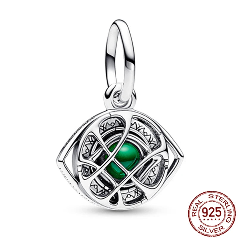 MINISO Marvel 925 Sterling Silver Charms Deadpool Wolverine Beads for Bracelet DIY Jewelry