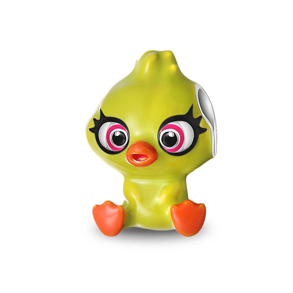 Disney 925 Sterling Silver Princess & Character Charms | Stitch, Olaf, Mickey, Donald & Tigger Beads Fit Pandora Bracelet