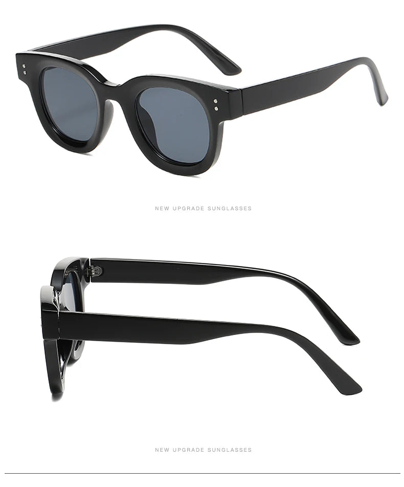 New Fashion Classic Retro Oval Frame Sunglasses 2024 – Ocean Film Small Frame Street Photo Sun Glasses for Women