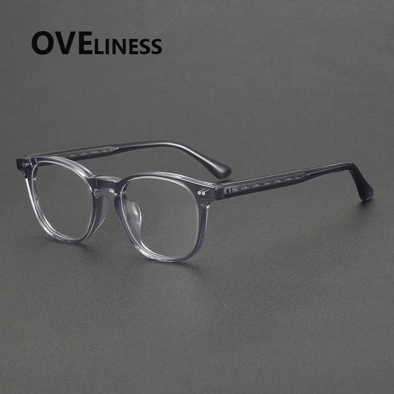 2025 Vintage Round Acetate Glasses 👓 Unisex High-Quality Eyewear