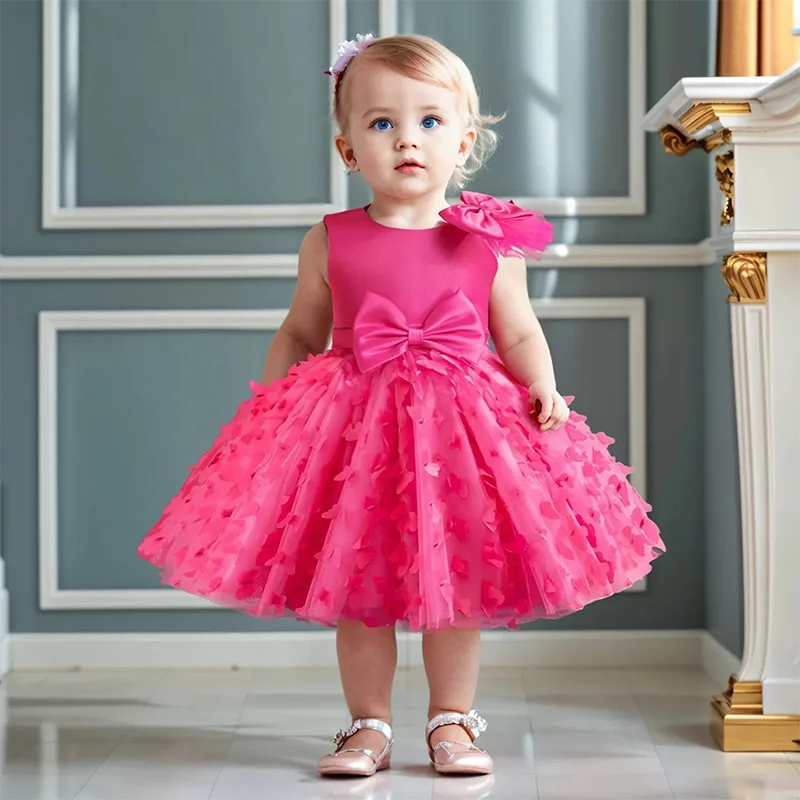 Hello Kitty Girl Butterfly Princess Dress – Birthday Party Outfit, Christmas & New Year Children Gift