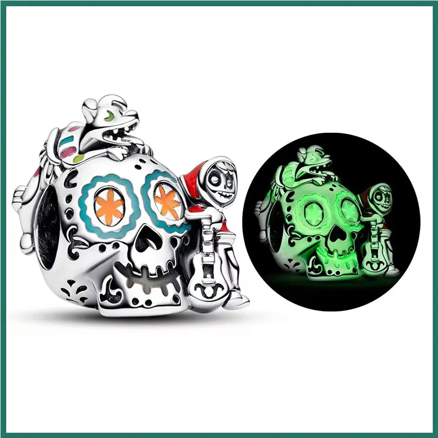 100% S925 Sterling Silver Dumbo Hot Air Balloon Charm Bead for Original Bracelet DIY Jewelry Making