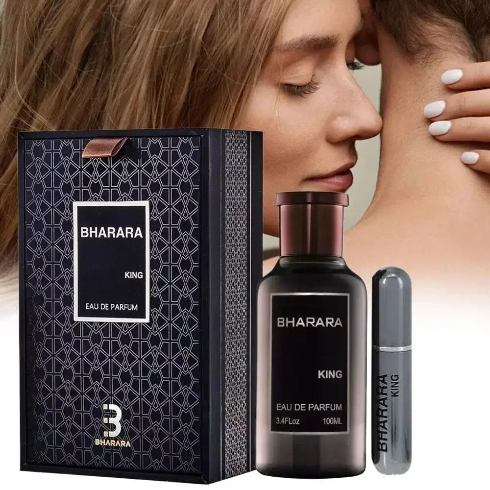 100ML Bharara King Eau De Parfum for Men – Long-Lasting Luxury Fragrance | 3.4oz EDP Spray Sealed High-End Gift Box